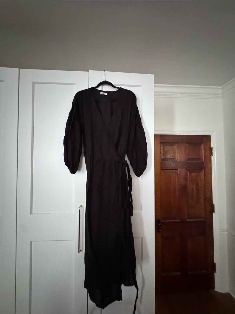 Little Cottonwood fern wrap dress